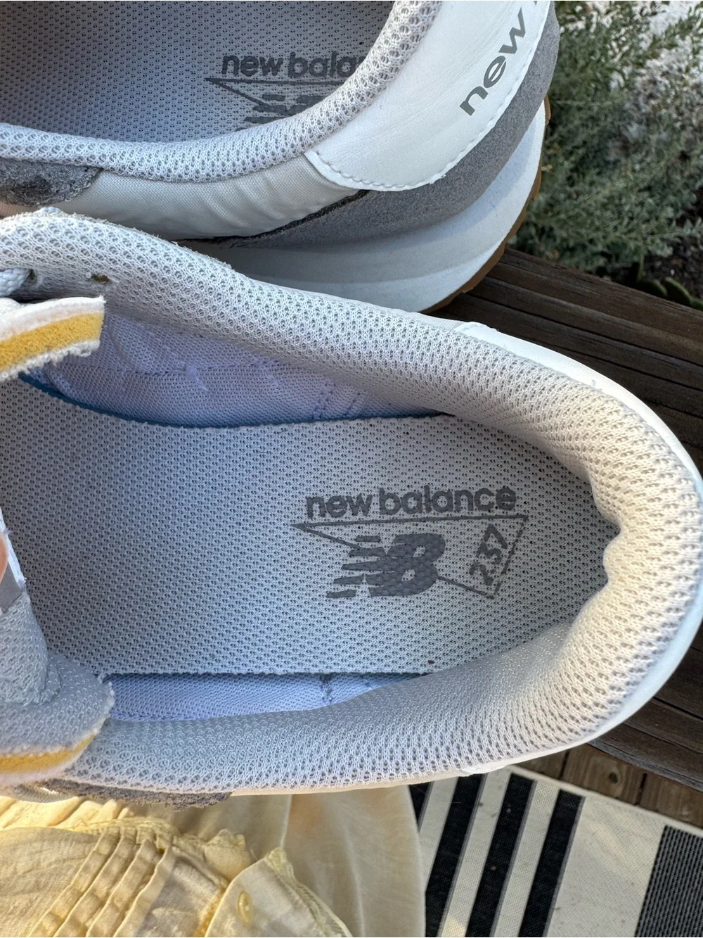 New Balance 237 Grey Retro Runner Sneakers